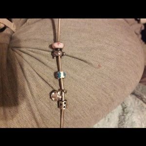 Pandora bracelet and charms